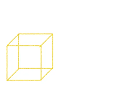 3次元の立方体図