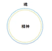 成熟したツインレイ男性の魂の図